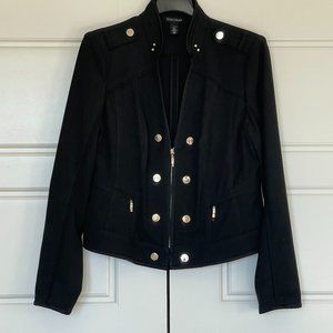 White House Black Market Black Jacket, size14